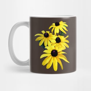 Black-Eyed Susans in a Row Mug